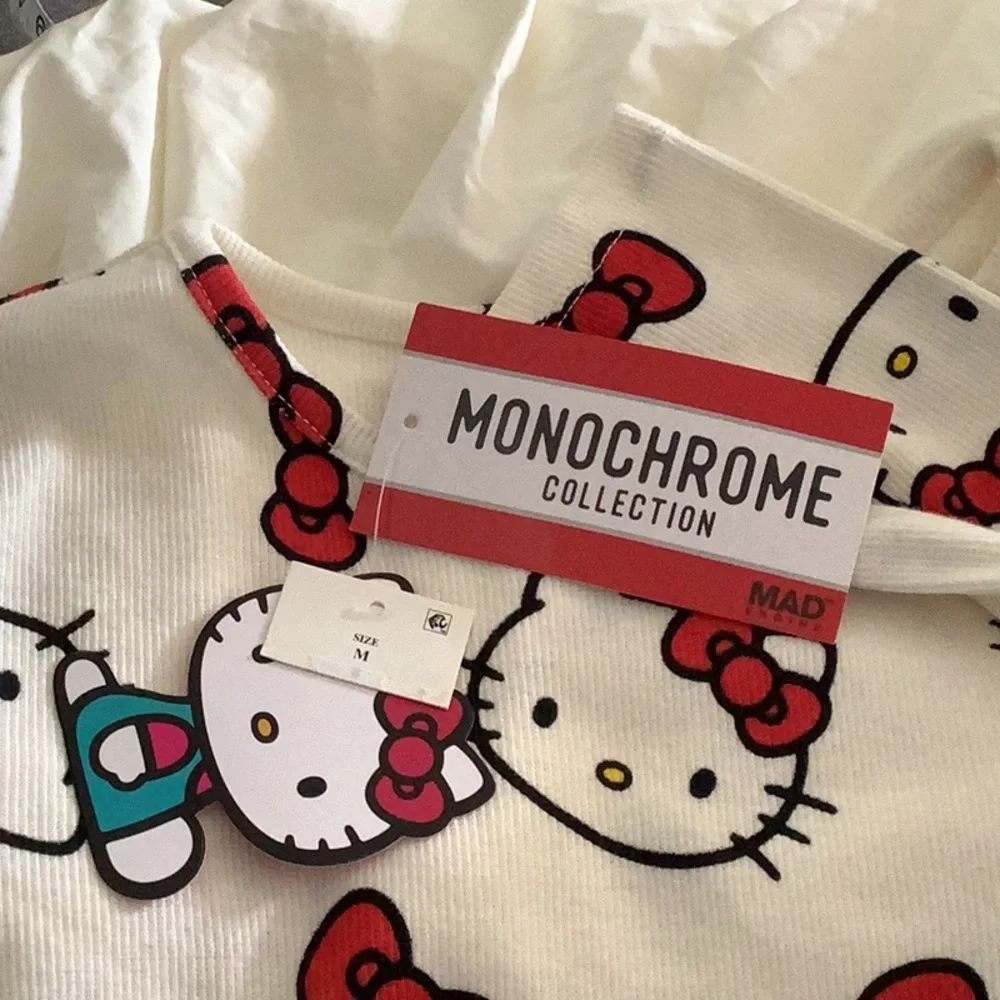 Hello Kitty Ribbed Drop Waist Dress